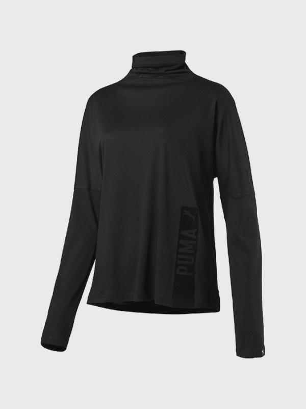 Tričko Puma FUSION Turtleneck LS Top Černá