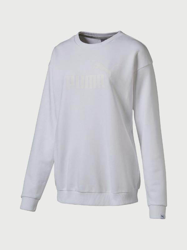 Mikina Puma ESS No.1 Crew Sweat TR W Bílá