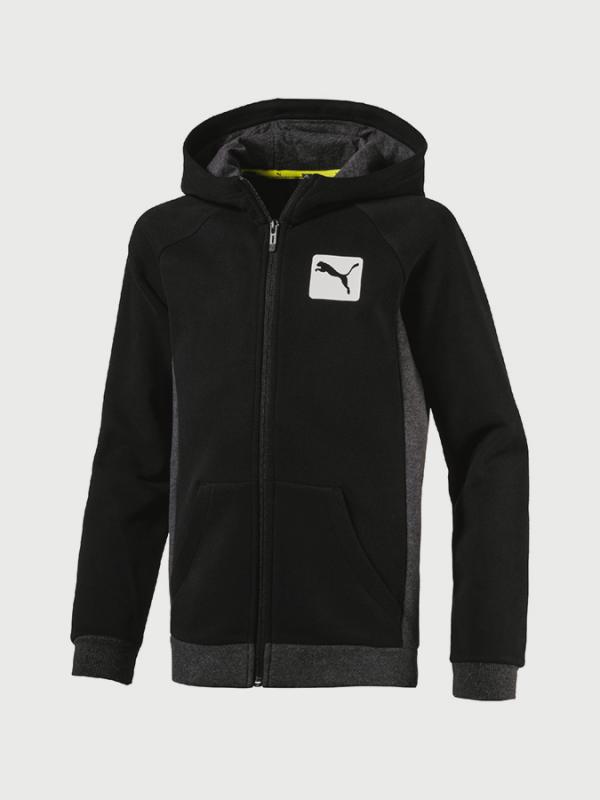 Mikina Puma Style FZ Hoody Černá