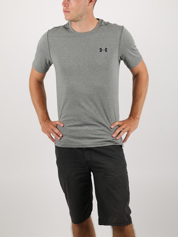 Tričko Under Armour Threadborne Fitted SS Šedá
