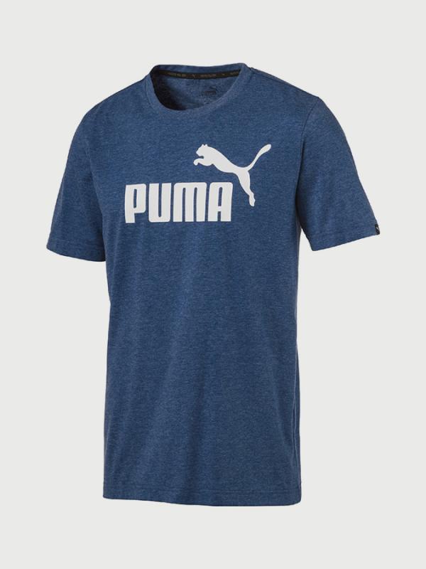 Tričko Puma ESS No.1 Heather Tee Modrá