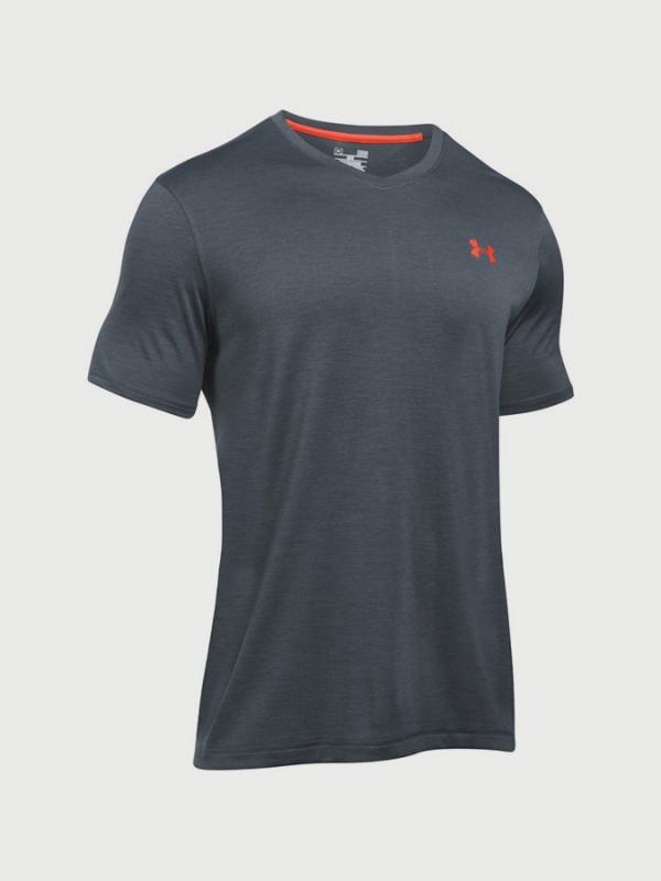 Tričko Under Armour Tech V-Neck Šedá