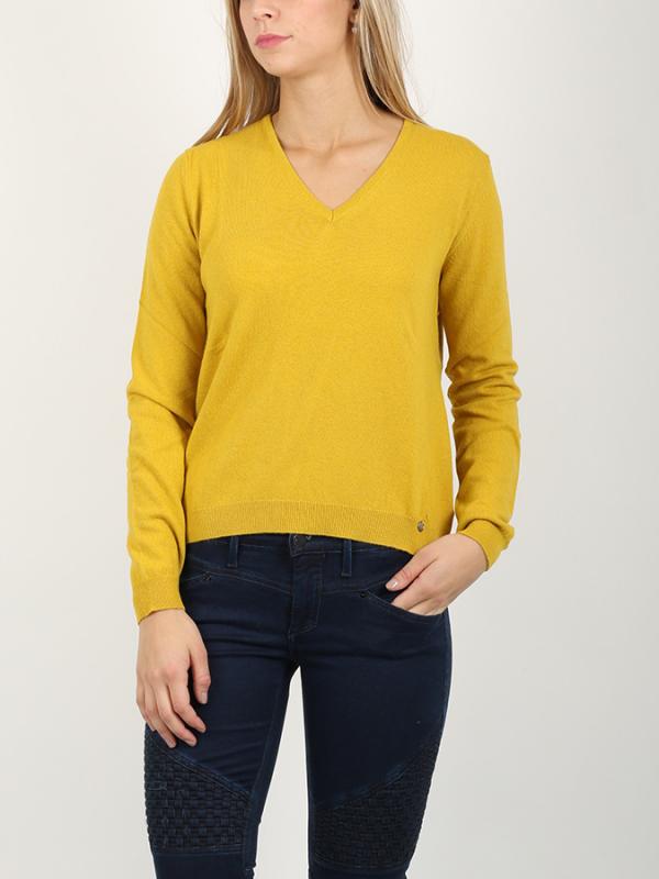 Svetr Replay DK1508 Knitwear Žlutá