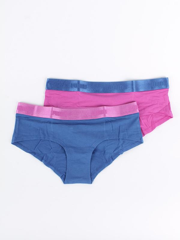 Kalhotky Puma HIGH-SHINE WAISTBAND HIPS 2 Pack Barevná