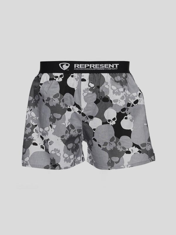 Trenýrky Represent Mike Urban Skull Barevná
