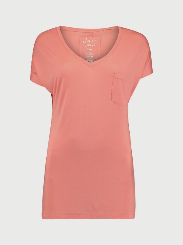 Tričko O´Neill LW Essentials V-Neck T-Shirt Oranžová