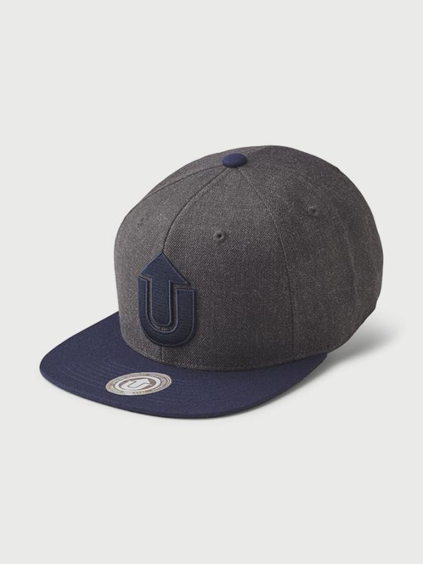 Kšiltovka Upfront Logo Snapback Fv Cap Šedá