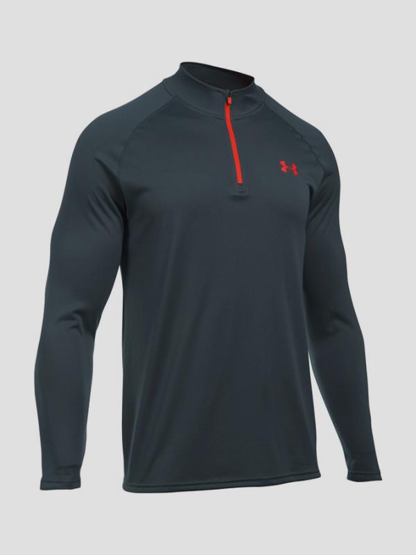 Tričko Under Armour Tech 1/4 Zip Černá
