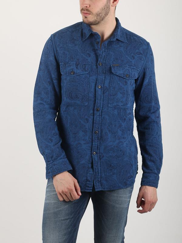 Košile Diesel S-JASON CAMICIA Modrá