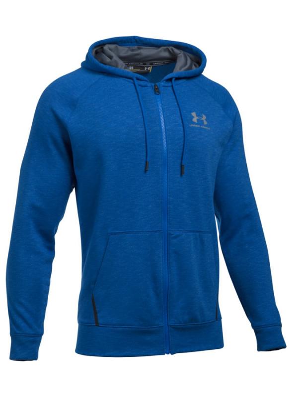 Mikina Under Armour Sportstyle F/Z Tri Hood Bílá