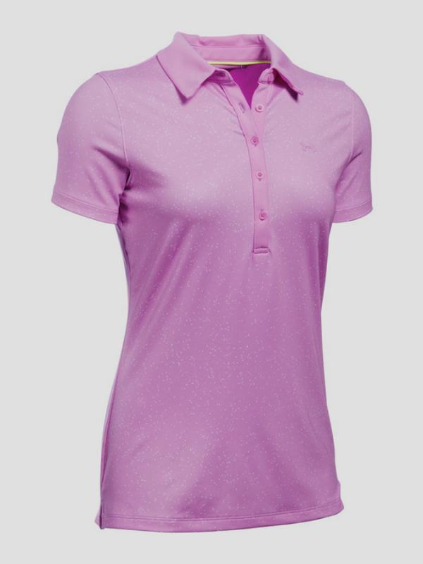 Tričko Under Armour Heatgear Zinger SS Novelty Polo Růžová