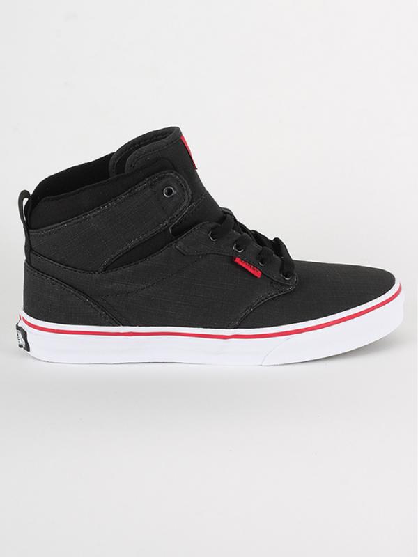 Boty Vans YT ATWOOD HI (ROCK TEXTIL Černá