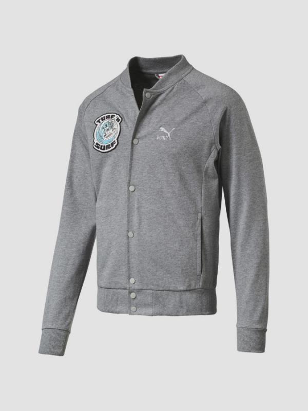 Mikina Puma PUMA x Mark Ward Lite Bomber Šedá