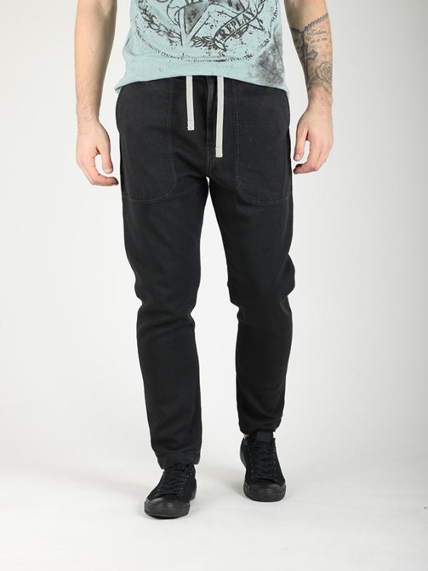 Džíny Replay M6533 Trousers Černá