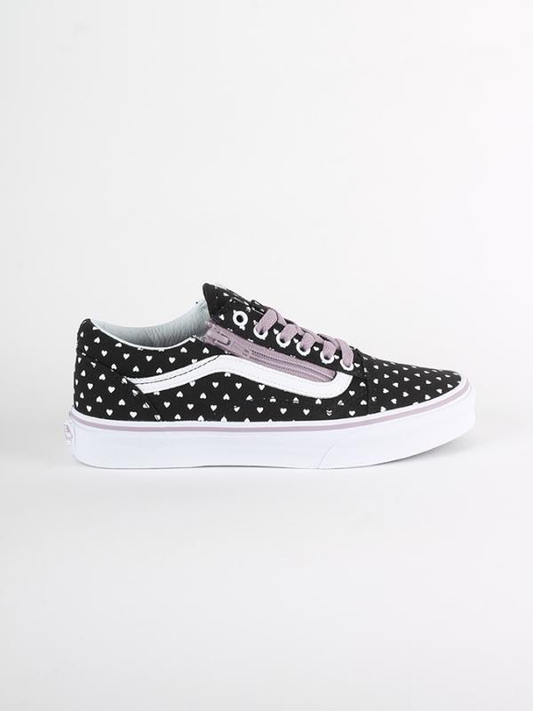 Boty Vans UY OLD SKOOL ZIP (MICRO HEART Černá