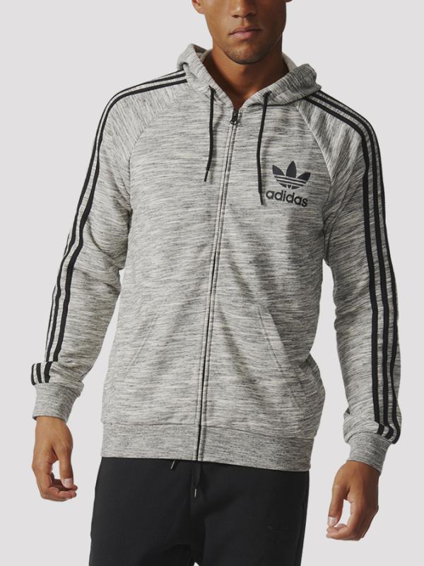 Mikina adidas Originals CLFN FT FZ Šedá