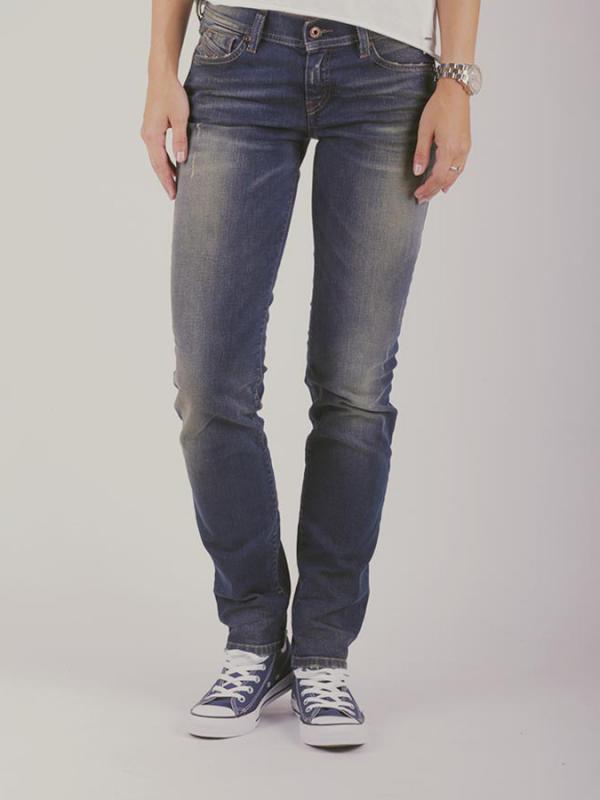 Džíny Diesel FRANCY L.32 PANTALONI Modrá