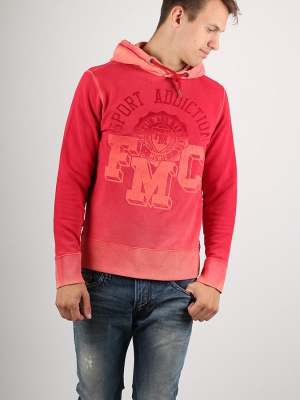 Mikina Franklin & Marshall FLEECE MAN Červená