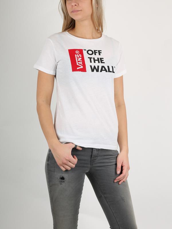 Tričko Vans Wm Anthem Basic White Bílá