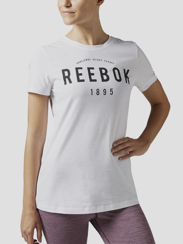 Tričko Reebok BASIC 1895 T WHITE Bílá