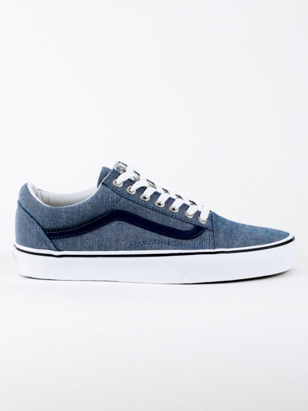 Boty Vans UA OLD SKOOL (CL) CHAMBR Modrá