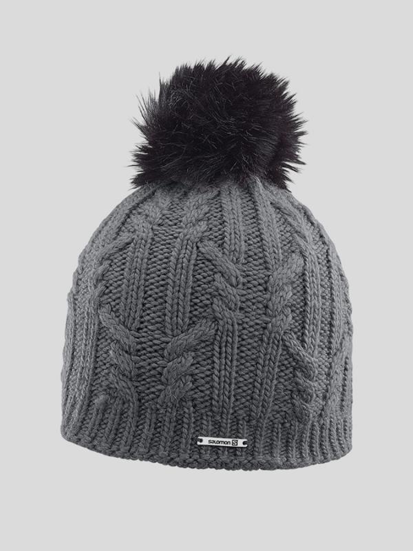 Čepice Salomon IVY BEANIE Šedá