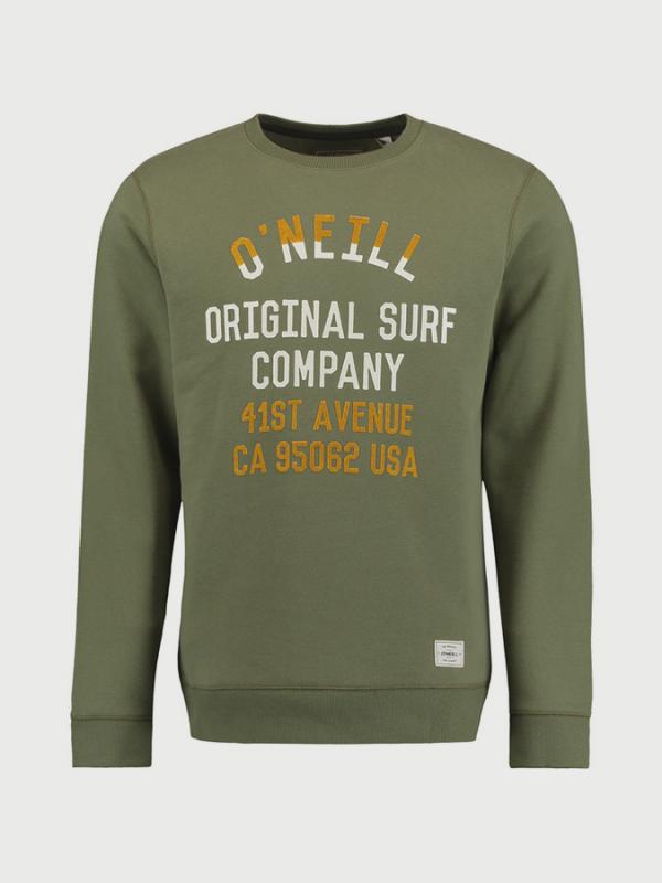 Mikina O´Neill LM Pch Logo Crew Sweatshirt Zelená