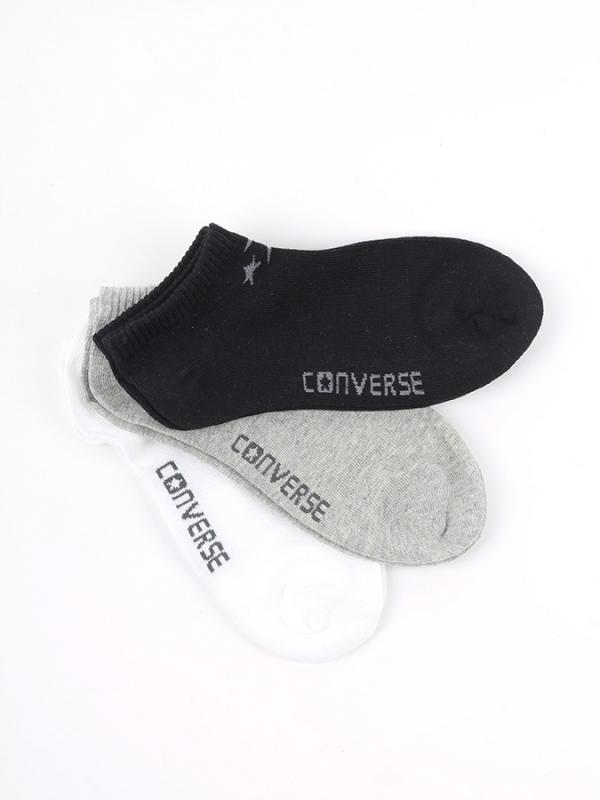 Ponožky Converse Skarpety Women 3-pack Šedá