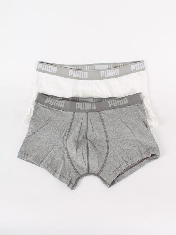 Boxerky Puma Basic Shortboxer 2 Pack white Barevná