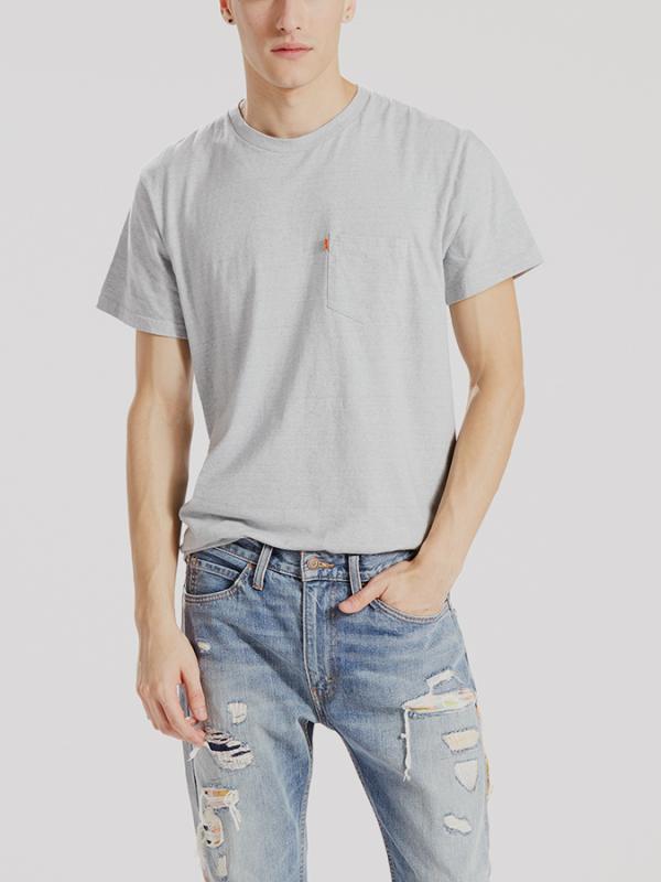 Tričko LEVI'S ORANGE TAB POCKET TEE RECYCLE DENIM Barevná