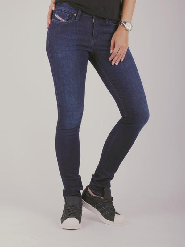 Džíny Diesel SKINZEE L.32 PANTALONI Modrá