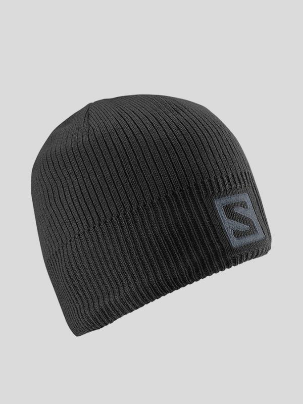 Čepice Salomon Logo Beanie Černá