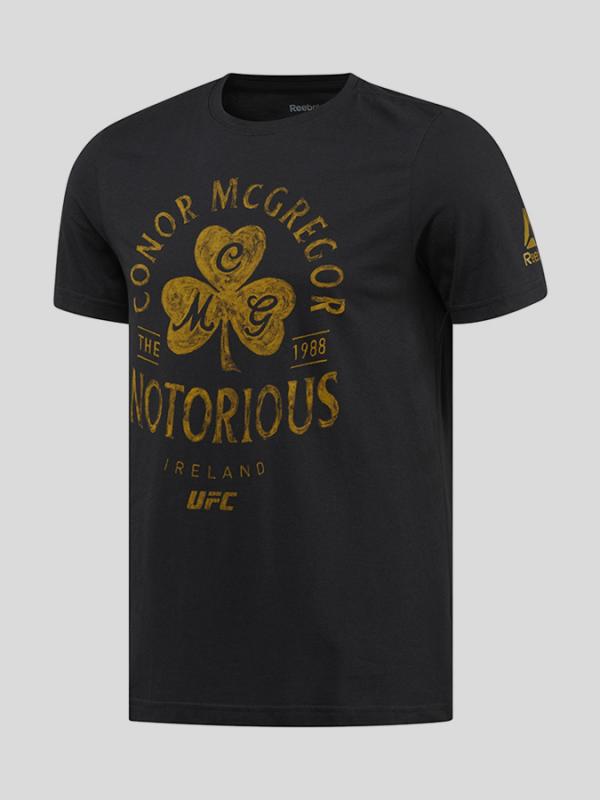 Tričko Reebok UFC FG MCGREGOR ART TEE Černá