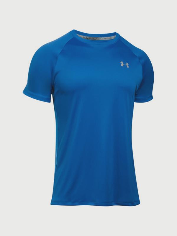 Tričko Under Armour HeatGear Run S/S Tee Modrá