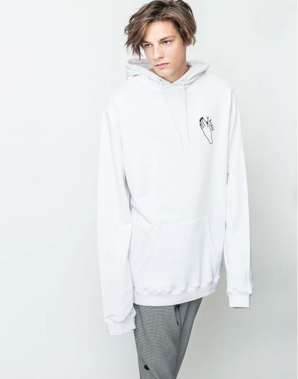 Mikina Lazy Oaf Tired of You White