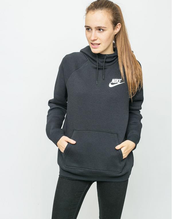 Mikina Nike NSW Rally Black / Black / White