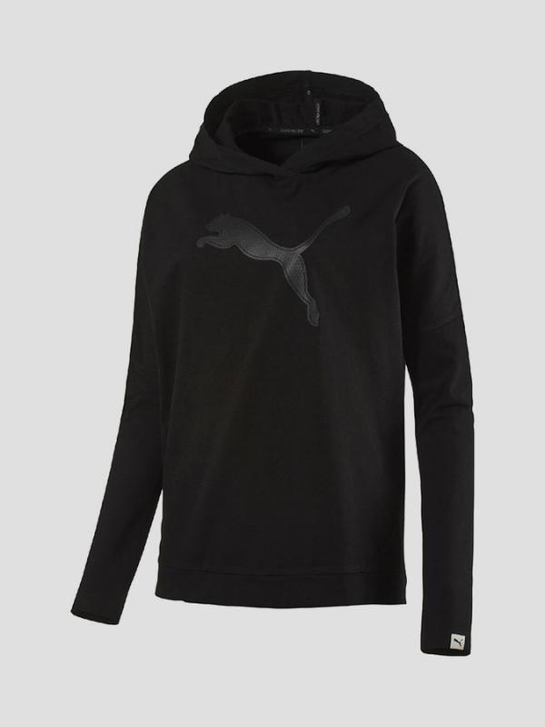 Mikina Puma EVO Cover up W Cotton Black Černá