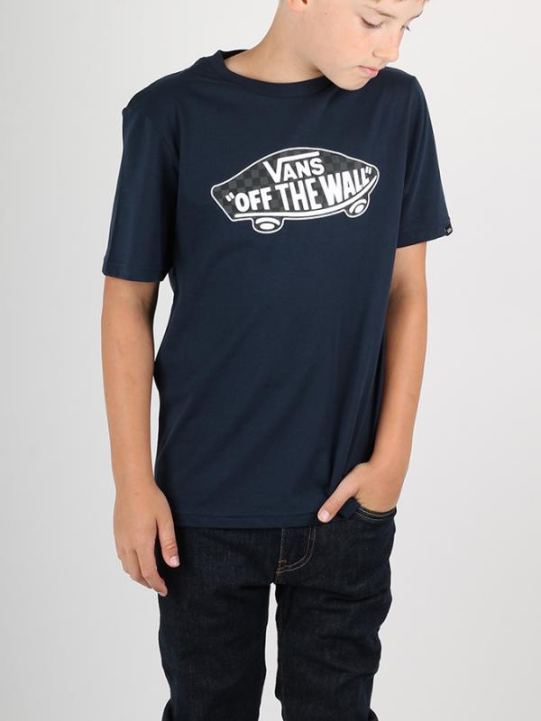 Tričko Vans BY OTW LOGO FILL BOY NAVY/CHECKER Modrá