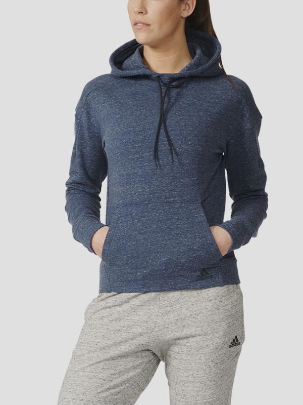 Mikina adidas Performance CO FL HOODY Modrá