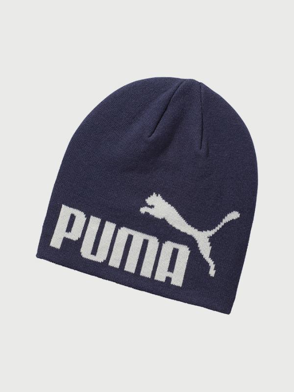 Čepice Puma ESS Big Cat Beanie Modrá