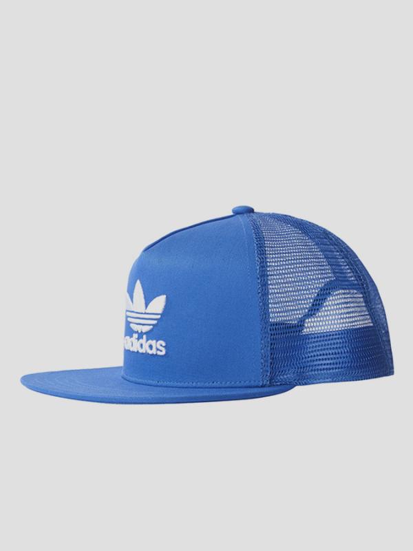 Kšiltovka adidas Originals TREFOIL TRUCKER Modrá