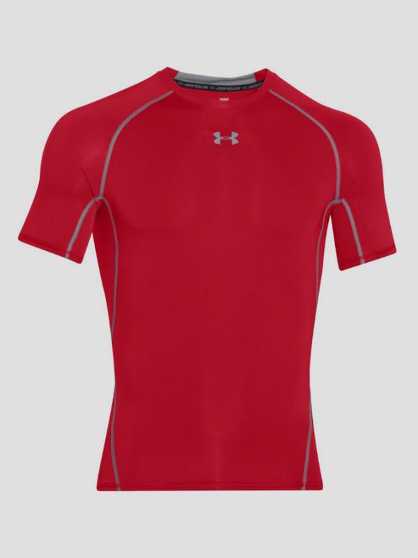 Kompresní tričko Under Armour HG SS Červená