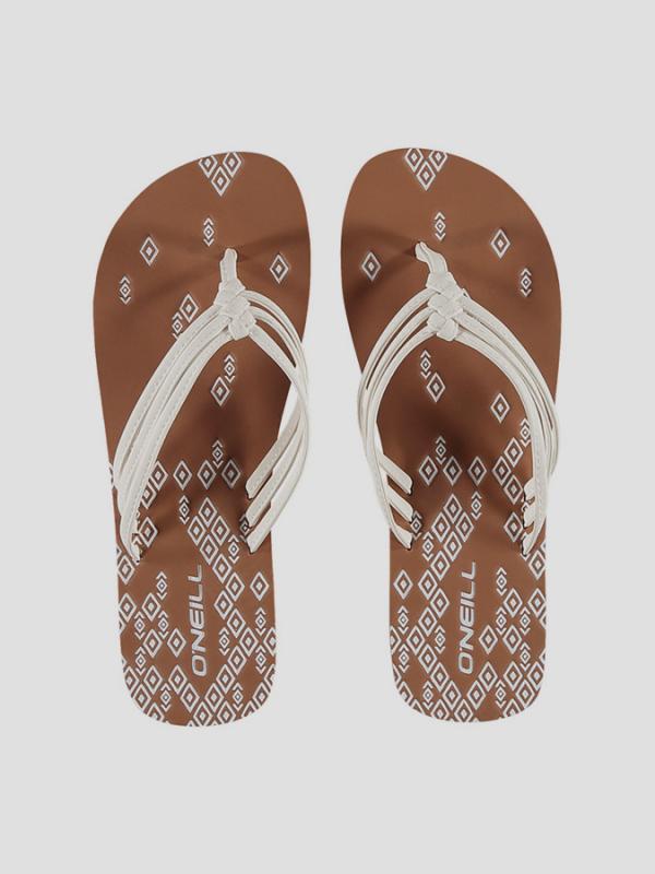 Žabky O´Neill FW 3 STRAP DITSY FLIP FLOP Hnědá