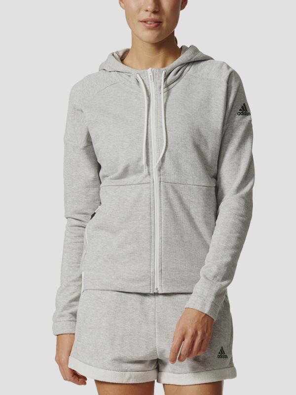 Mikina adidas Originals AWAY DAY HOODIE Šedá