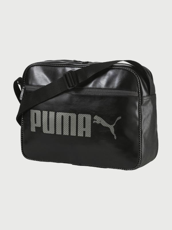 Taška Puma Campus Reporter Black Černá