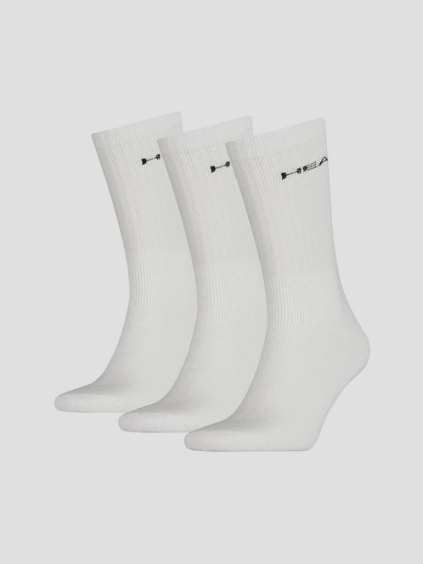 Ponožky Head CREW 3 Pack UNISEX Bílá