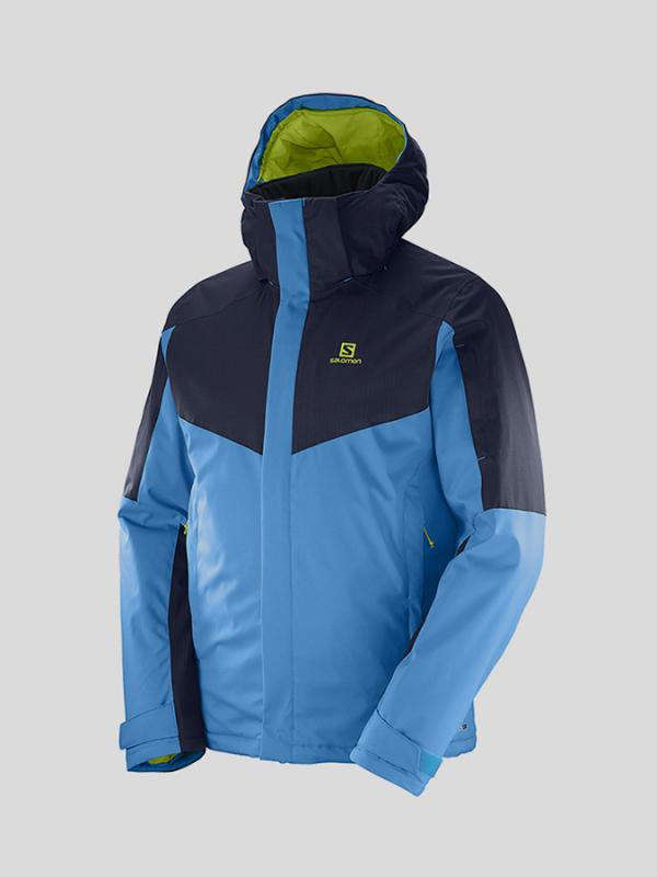 Bunda Salomon STORMSEEKER JKT M Modrá