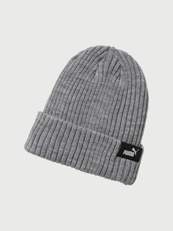 Čepice Puma Style Mid Fit Beanie Medium Gray Heather Šedá