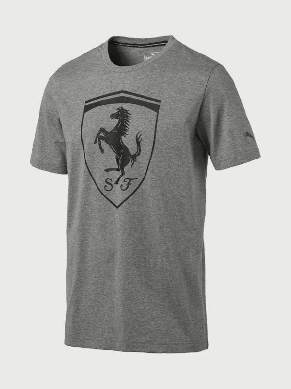 Tričko Puma Ferrari Big Shield Tee Šedá