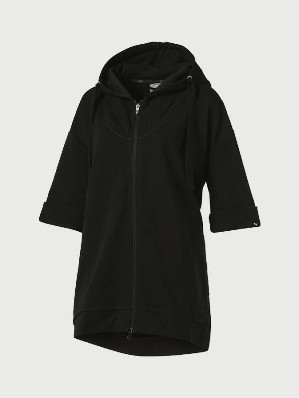 Mikina Puma FUSION FZ SL Hoody Černá